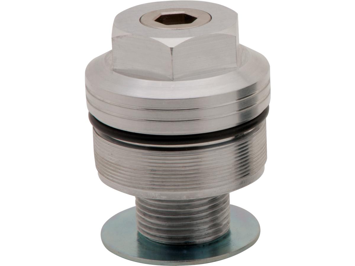 Burly Brand Fork Preload Adjusters 49 Mm Fork Preload Adjuster 20mm Polished Burly Brand Default Title