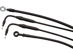 Burly Brand 13" Bagger Bar Cable Kit Stainless Steel Clear Coated Non Abs Burly Brand