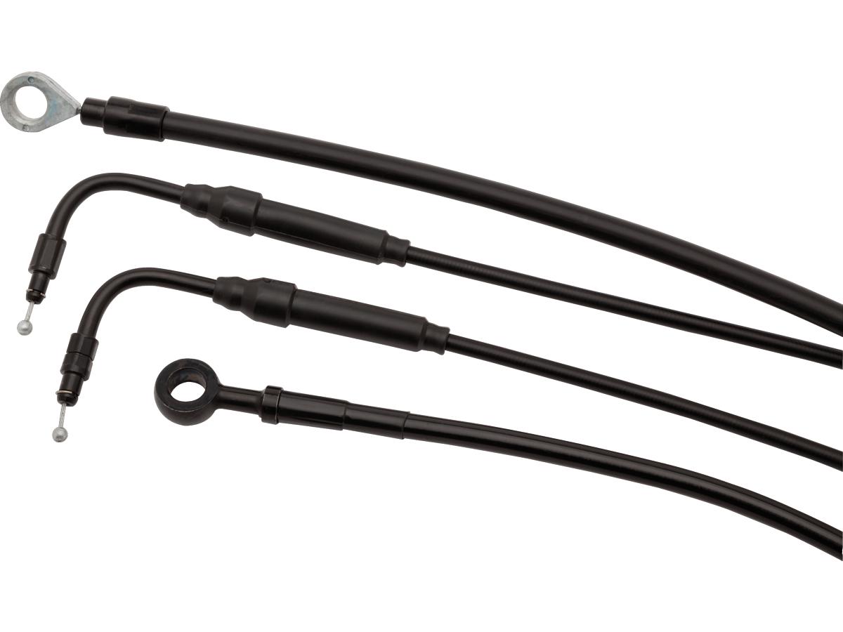 Burly Brand 13" Bagger Bar Cable Kit Stainless Steel Clear Coated Abs Burly Brand