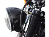 Flywheel Design Small Headlight Relocation Bracket Black Powder Coated Flywheel Design Default Title