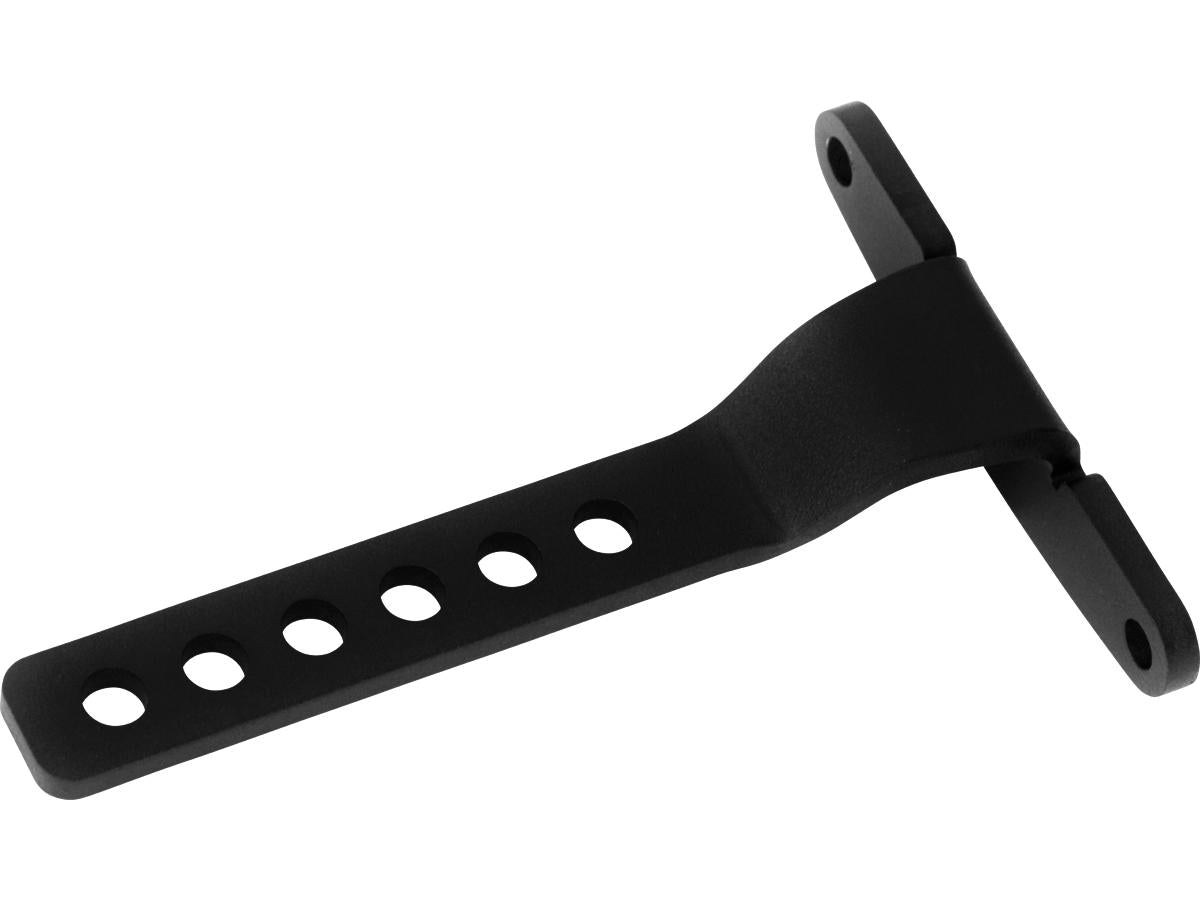 Flywheel Design Small Headlight Relocation Bracket Black Powder Coated Flywheel Design
