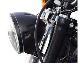 Flywheel Design Small Headlight Relocation Bracket Black Powder Coated Flywheel Design Default Title