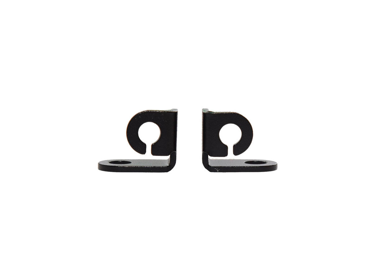 Flywheel Design Front Turn Signal Bracket Black Powder Coated Flywheel Design Default Title