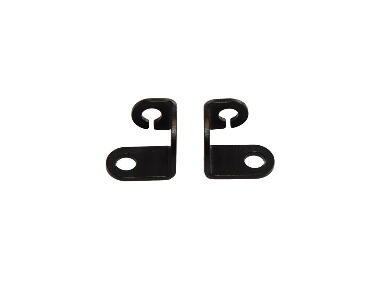Flywheel Design Front Turn Signal Bracket Black Powder Coated Flywheel Design