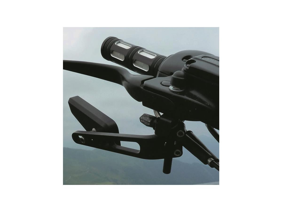Flywheel Design Front Turn Signal Bracket Black Powder Coated Flywheel Design