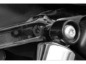 Flywheel Design Rear Turn Signal Bracket M10 Black Powder Coated Flywheel Design