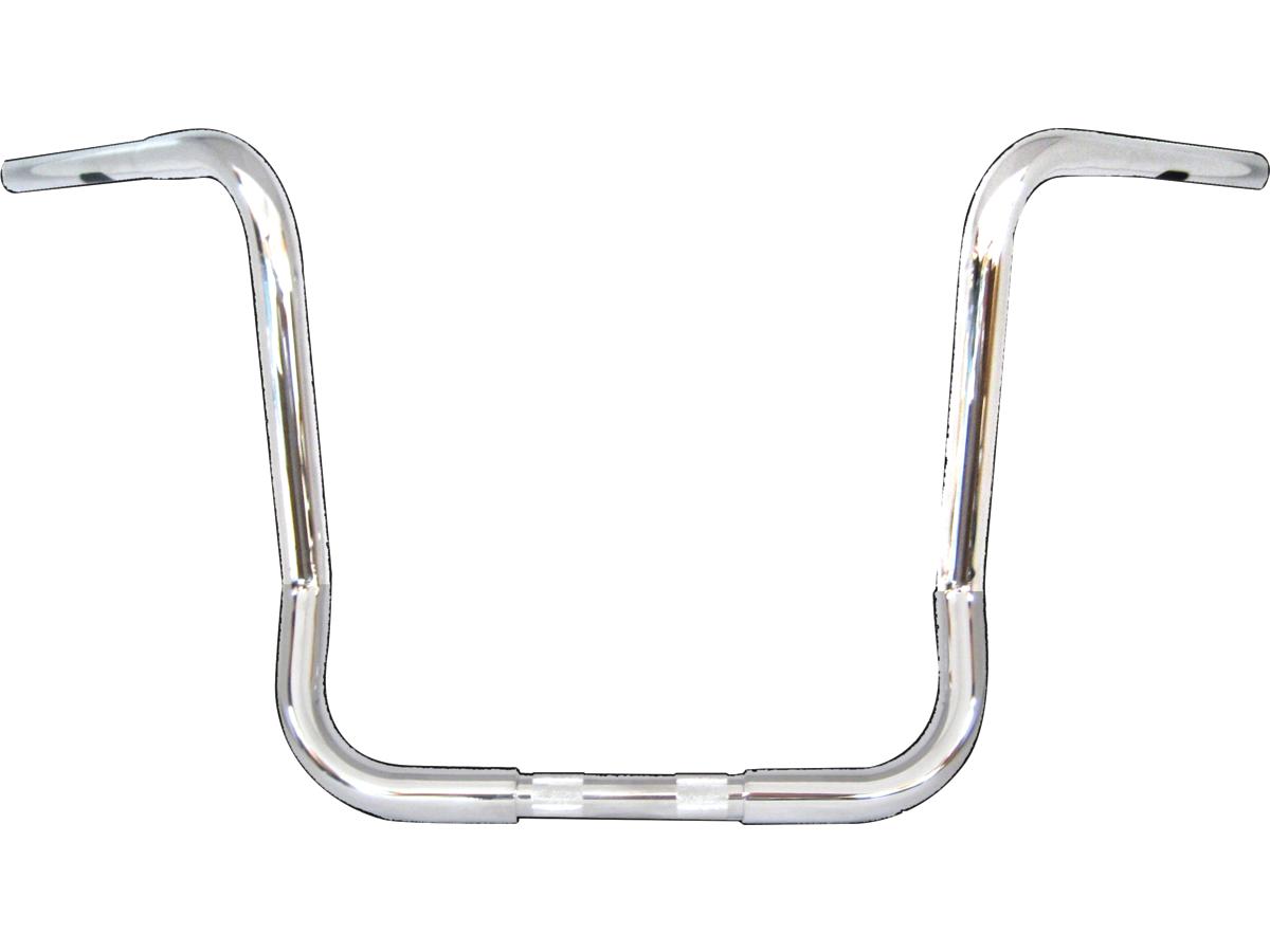 Wild 1 14 Chubby Bagger Ape Handlebar Non Dimpled 3 Hole Chrome 1 1/4" Throttle By Wire Throttle Cables Wild 1 Default Title