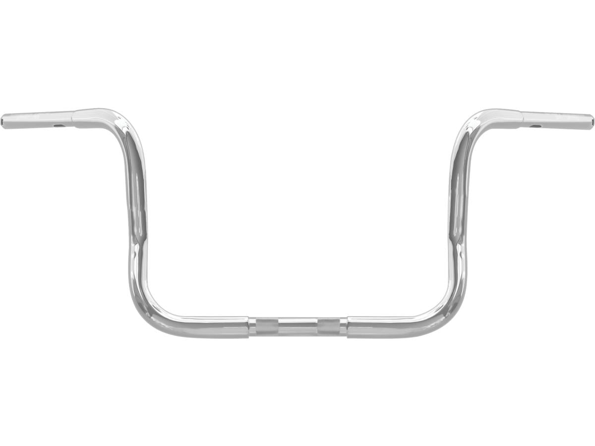 Wild 1 10 Chubby Bagger Ape Handlebar Non Dimpled 3 Hole Chrome 1 1/4" Throttle By Wire Throttle Cables Wild 1 Default Title