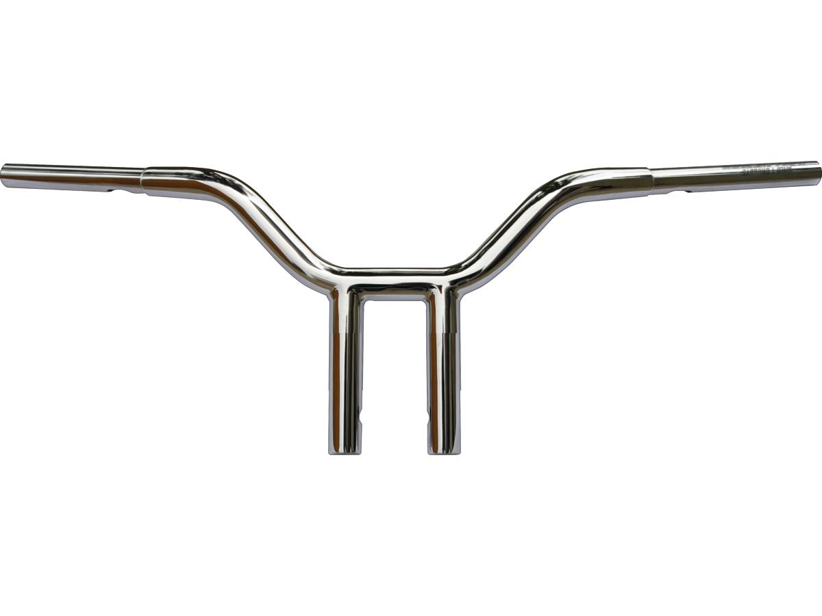 Wild 1 10 Chubby Mx Street Fighter Handlebar Non Dimpled 3 Hole Chrome 1 1/4" Throttle By Wire Throttle Cables Wild 1 Default Title