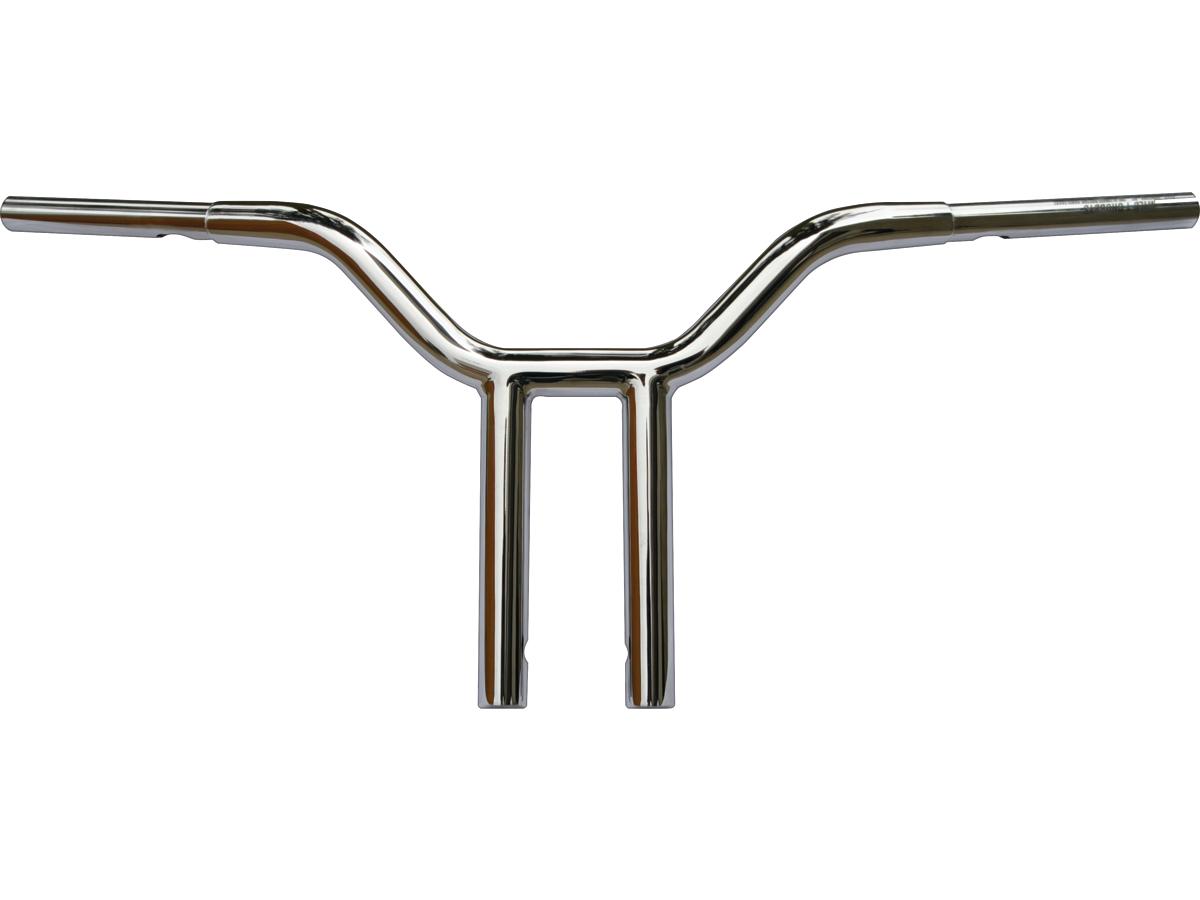 Wild 1 12 Chubby Mx Street Fighter Handlebar Non Dimpled 3 Hole Chrome 1 1/4" Throttle By Wire Throttle Cables Wild 1 Default Title