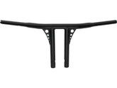 Santee 10 Straight Up T Bar Handlebar Non Dimpled 4 Hole Black Powder Coated 1 1/4" Throttle By Wire Throttle Cables Santee Default Title