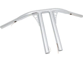 Santee 12 Straight Up T Bar Handlebar Non Dimpled 4 Hole Chrome 1 1/4" Throttle By Wire Throttle Cables Santee Default Title