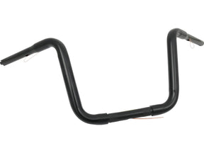 Santee 11 Standard Ape Hanger Handlebar Non Dimpled 3 Hole Black Powder Coated 1 1/4" Throttle By Wire Throttle Cables Santee Default Title