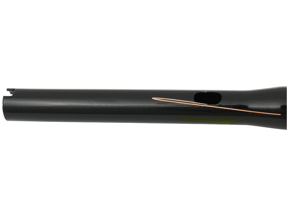 Santee 11 Standard Ape Hanger Handlebar Non Dimpled 3 Hole Black Powder Coated 1 1/4" Throttle By Wire Throttle Cables Santee