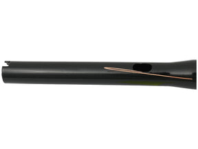 Santee 11 Standard Ape Hanger Handlebar Non Dimpled 3 Hole Black Powder Coated 1 1/4" Throttle By Wire Throttle Cables Santee