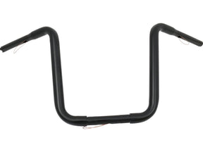 Santee 14 Standard Ape Hanger Handlebar Non Dimpled 3 Hole Black Powder Coated 1 1/4" Throttle By Wire Throttle Cables Santee Default Title
