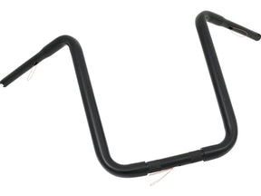 Santee 17 Standard Ape Hanger Handlebar Non Dimpled 3 Hole Black Powder Coated 1 1/4" Throttle By Wire Throttle Cables Santee Default Title