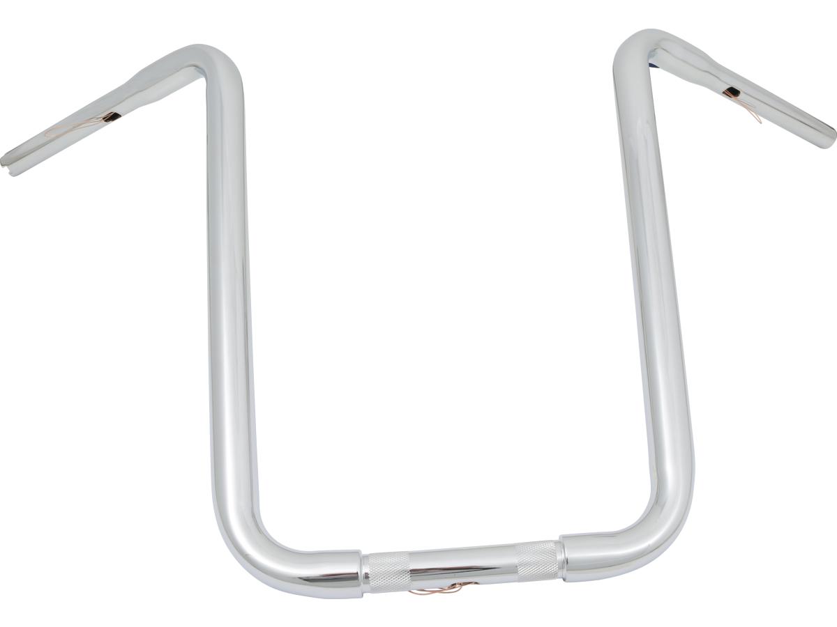 Santee 19 Standard Ape Hanger Handlebar Non Dimpled 3 Hole Chrome 1 1/4" Throttle By Wire Throttle Cables Santee Default Title