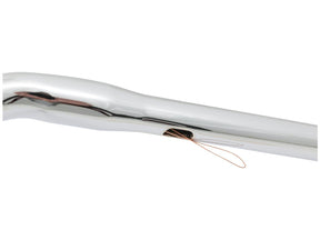 Santee 19 Standard Ape Hanger Handlebar Non Dimpled 3 Hole Chrome 1 1/4" Throttle By Wire Throttle Cables Santee