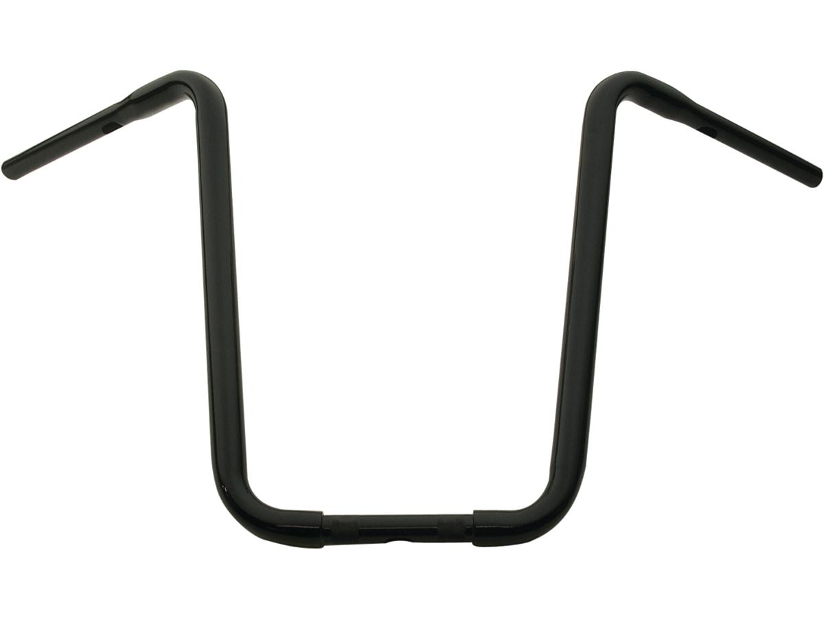 Santee 19 Standard Ape Hanger Handlebar Non Dimpled 3 Hole Black Powder Coated 1 1/4" Throttle By Wire Throttle Cables Santee Default Title