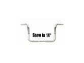 Santee 11 Dresser Ape Hanger Handlebar Non Dimpled 3 Hole Chrome 1 1/4" Throttle By Wire Throttle Cables Santee Default Title