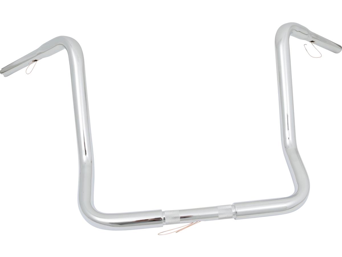 Santee 17 Dresser Ape Hanger Handlebar Non Dimpled 3 Hole Chrome 1 1/4" Throttle By Wire Throttle Cables Santee Default Title