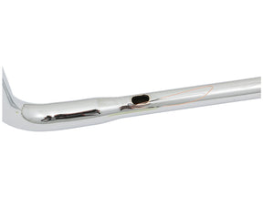 Santee 17 Dresser Ape Hanger Handlebar Non Dimpled 3 Hole Chrome 1 1/4" Throttle By Wire Throttle Cables Santee