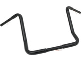 Santee 17 Dresser Ape Hanger Handlebar Non Dimpled 3 Hole Black Powder Coated 1 1/4" Throttle By Wire Throttle Cables Santee Default Title
