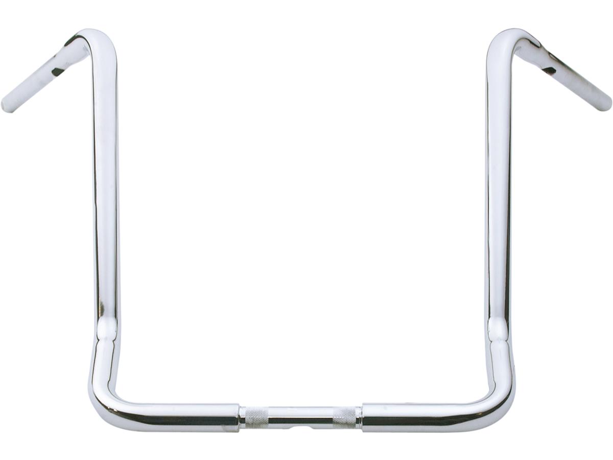 Santee 19 Dresser Ape Hanger Handlebar Non Dimpled 3 Hole Chrome 1 1/4" Throttle By Wire Throttle Cables Santee Default Title