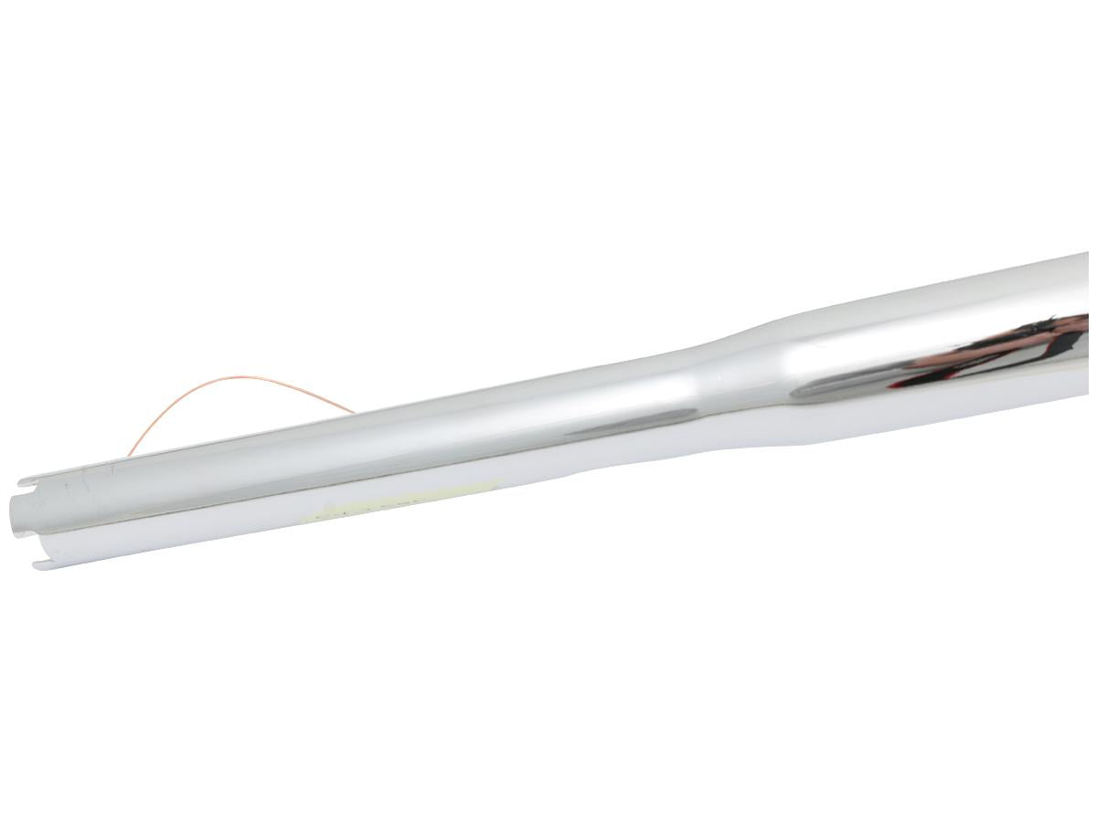 Santee 8 T Bar Handlebar Non Dimpled 4 Hole Chrome 1 1/4" Throttle By Wire Throttle Cables Santee