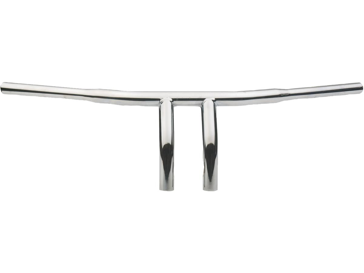 Santee 10 T Bar Handlebar Non Dimpled 4 Hole Chrome 1 1/4" Throttle By Wire Throttle Cables Santee Default Title
