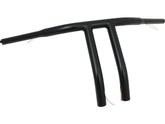 Santee 12 T Bar Handlebar Non Dimpled 4 Hole Black Powder Coated 1 1/4" Throttle By Wire Throttle Cables Santee Default Title