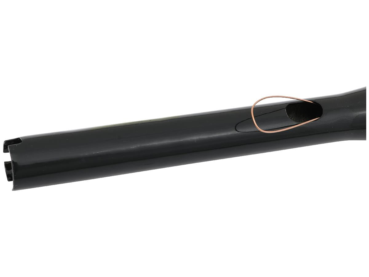 Santee 12 T Bar Handlebar Non Dimpled 4 Hole Black Powder Coated 1 1/4" Throttle By Wire Throttle Cables Santee