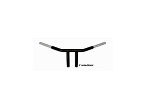 Wild 1 1 1/4" Chubby Pullback Drag Handlebar Non Dimpled 3 Hole Black Powder Coated 1 1/4" Throttle By Wire Throttle Cables Wild 1 Default Title