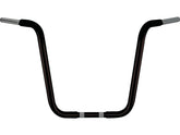 Wild 1 16 Chubby Classic Ape Hanger Handlebar Non Dimpled 3 Hole Black Powder Coated 1 1/4" Throttle By Wire Throttle Cables Wild 1 Default Title
