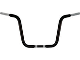 Wild 1 12 Chubby Classic Ape Hanger Handlebar Non Dimpled 3 Hole Black Powder Coated 1 1/4" Throttle By Wire Throttle Cables Wild 1 Default Title