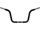Wild 1 10 Chubby Classic Ape Hanger Handlebar Non Dimpled 3 Hole Black Powder Coated 1 1/4" Throttle By Wire Throttle Cables Wild 1 Default Title