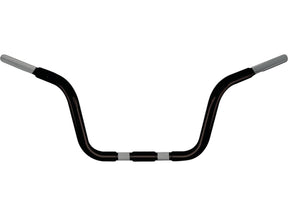 Wild 1 9.5 Chubby Classic Ape Hanger Handlebar For Springer Non Dimpled 3 Hole Black Powder Coated 1 1/4" Throttle By Wire Throttle Cables Wild 1 Default Title