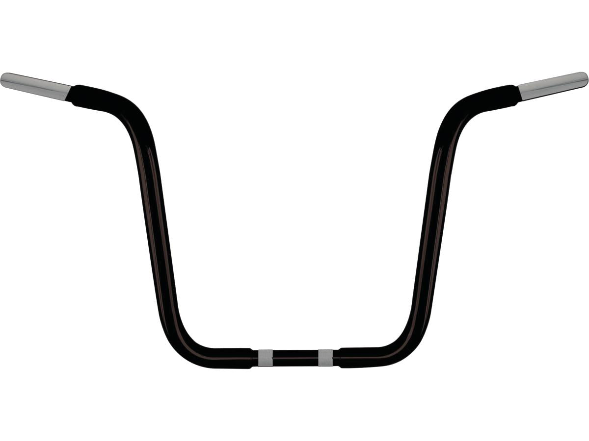 Wild 1 14 Chubby Classic Ape Hanger Handlebar Non Dimpled 3 Hole Black Powder Coated 1 1/4" Throttle By Wire Throttle Cables Wild 1 Default Title