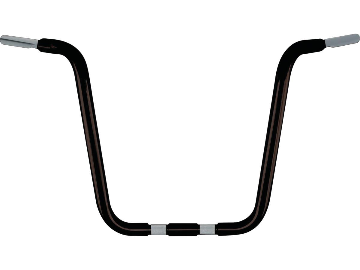 Wild 1 16 Chubby Classic Ape Hanger Handlebar For Springer Non Dimpled 3 Hole Black Powder Coated 1 1/4" Throttle By Wire Throttle Cables Wild 1 Default Title