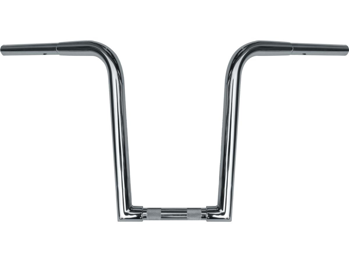 Wild 1 14 Chubby Outlaw `Z` Ape Handlebar Non Dimpled 3 Hole Chrome 1 1/4" Throttle By Wire Throttle Cables Wild 1 Default Title