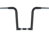 Wild 1 12 Chubby Outlaw `Z` Ape Handlebar Non Dimpled 3 Hole Black Powder Coated 1 1/4" Throttle By Wire Throttle Cables Wild 1 Default Title