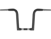 Wild 1 10 Chubby Outlaw `Z` Ape Handlebar Non Dimpled 3 Hole Black Powder Coated 1 1/4" Throttle By Wire Throttle Cables Wild 1 Default Title