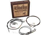 Burly Brand 14" Gorilla Bar Cable Kit Black Vinyl Non Abs Burly Brand Default Title