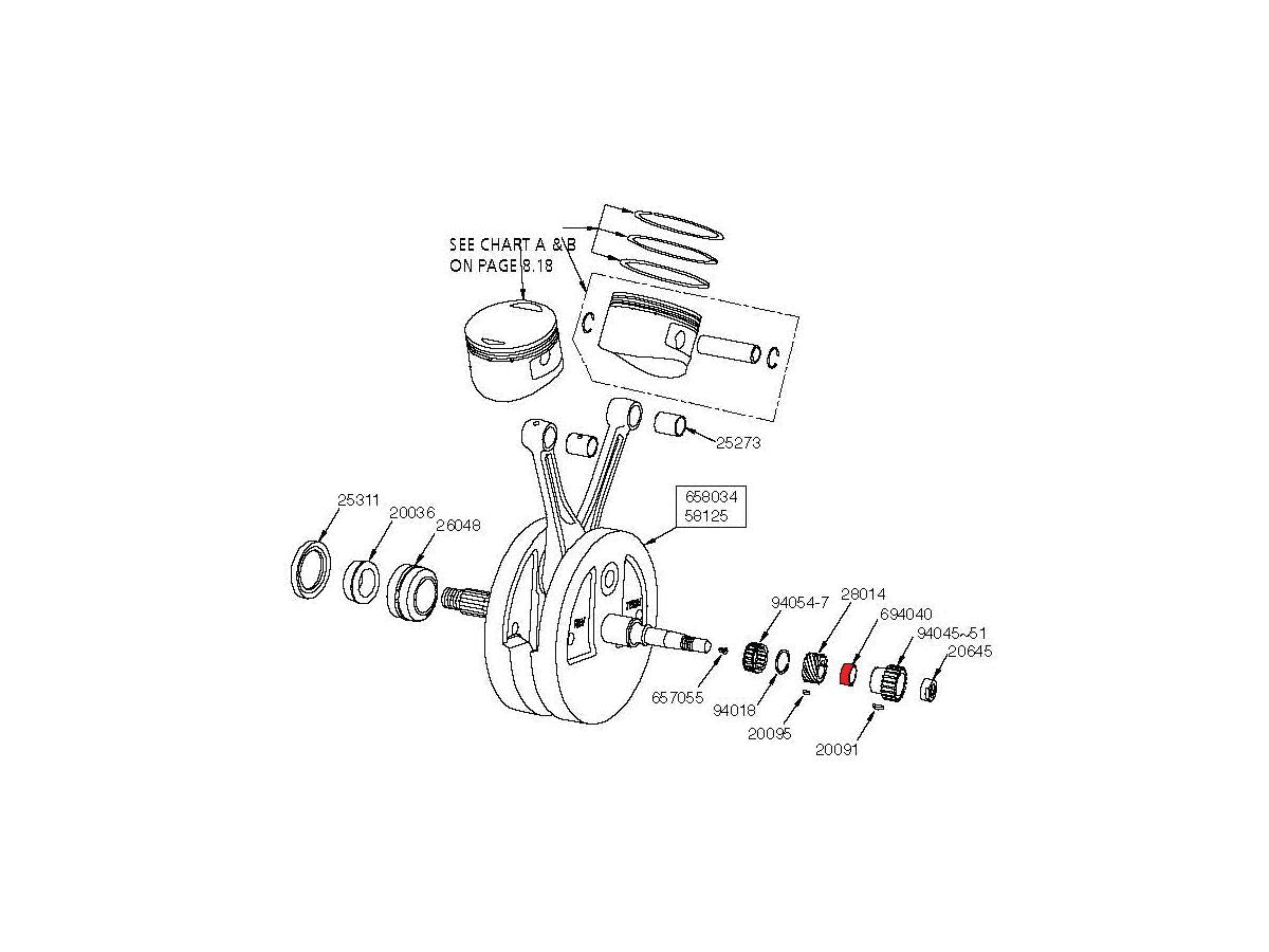 Rev Tech 110" / 100" 4x4 Rev Tech Engine Spacer Between Pinion And Oil Drive Gear Rev Tech Default Title