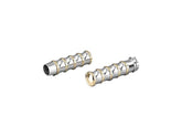 Kustom Tech Vintage Grips Aluminium Polished Brass Polished 1" Throttle Cables Kustom Tech Default Title