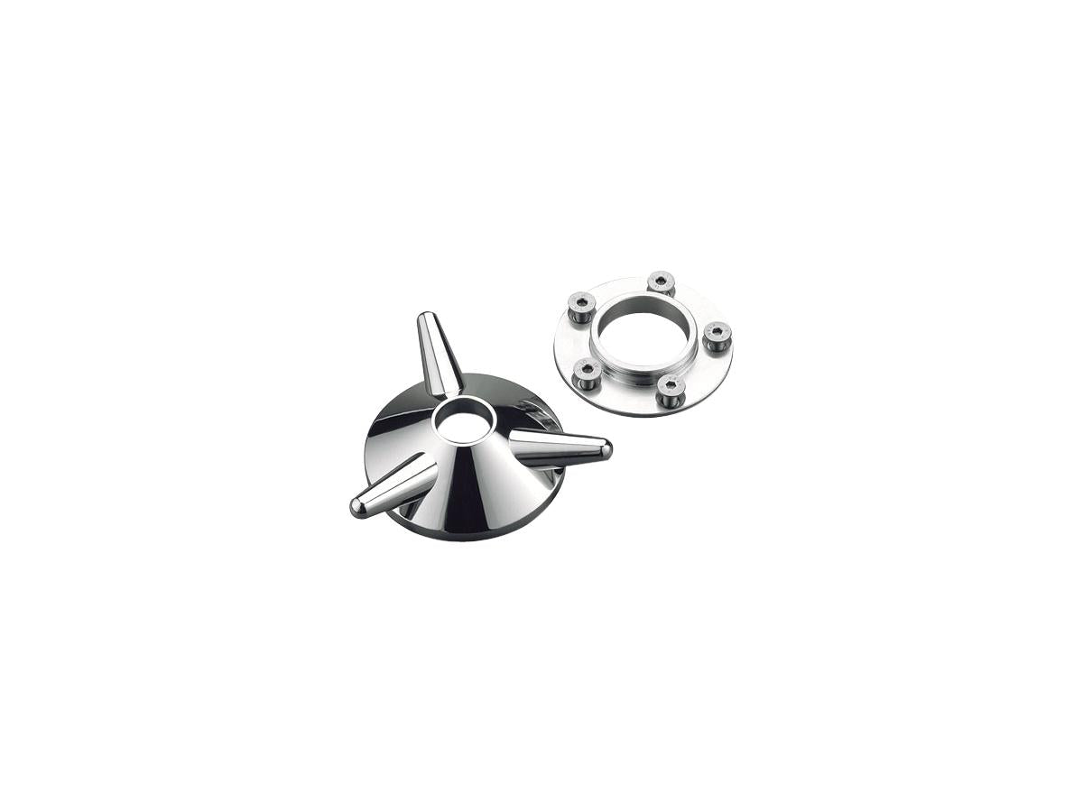 Kustom Tech Vintage Spinner Axle Cover Aluminium Polished Kustom Tech Default Title