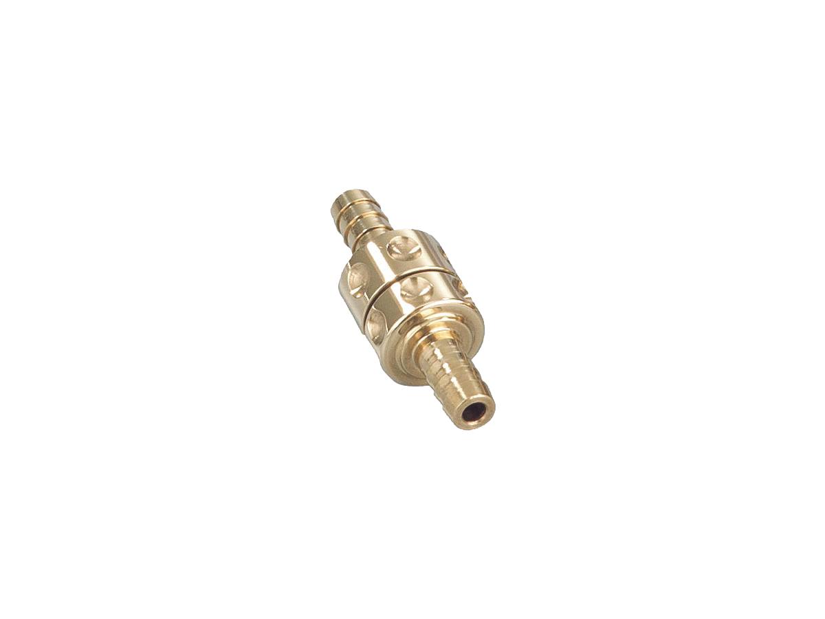 Kustom Tech Kustom Tech Inline Petcock Polish Brass Kustom Tech