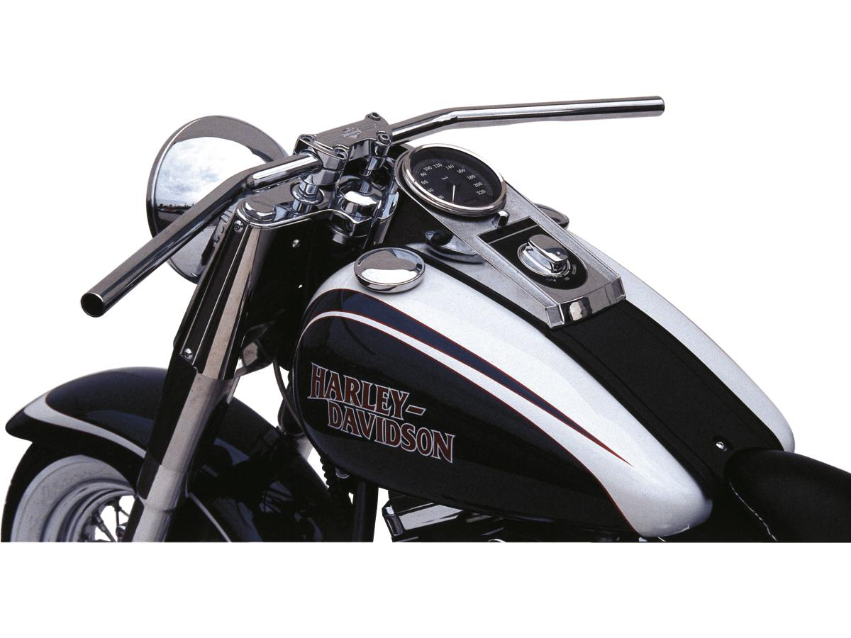 Trw 1" Dragbar Handlebar Non Dimpled Chrome 1" Trw