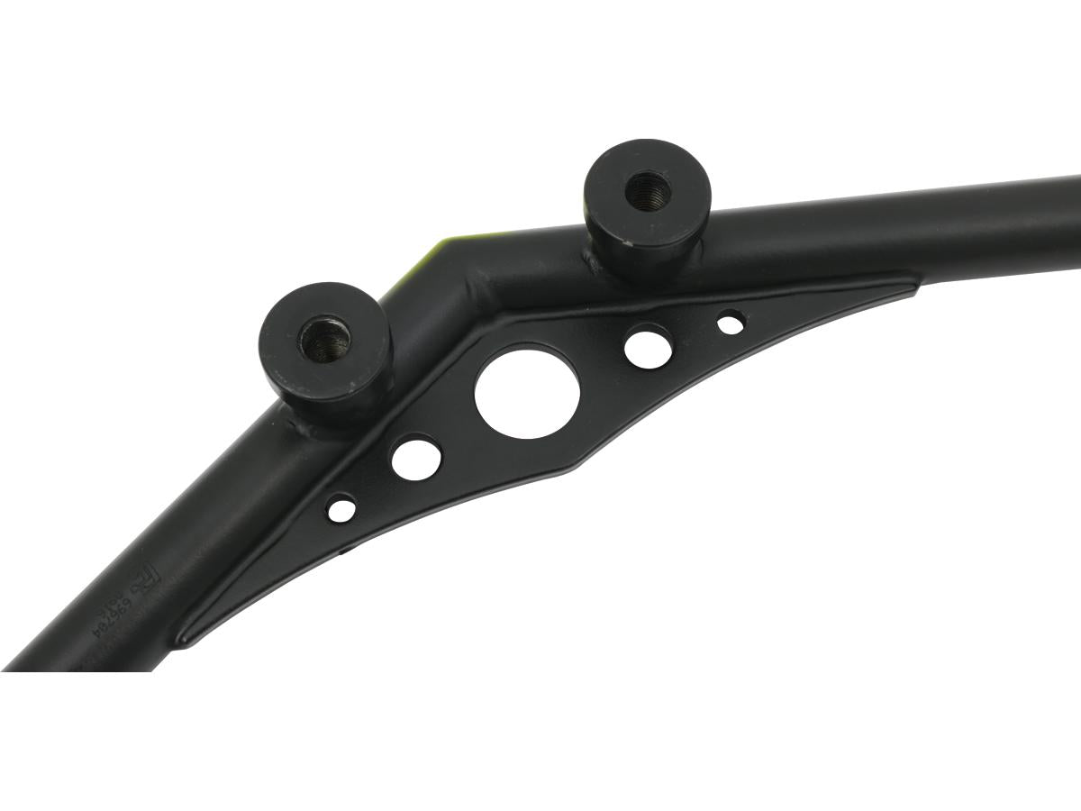 Santee Bonanza Flat Handlebar Non Dimpled Black Powder Coated 1" Throttle Cables Santee